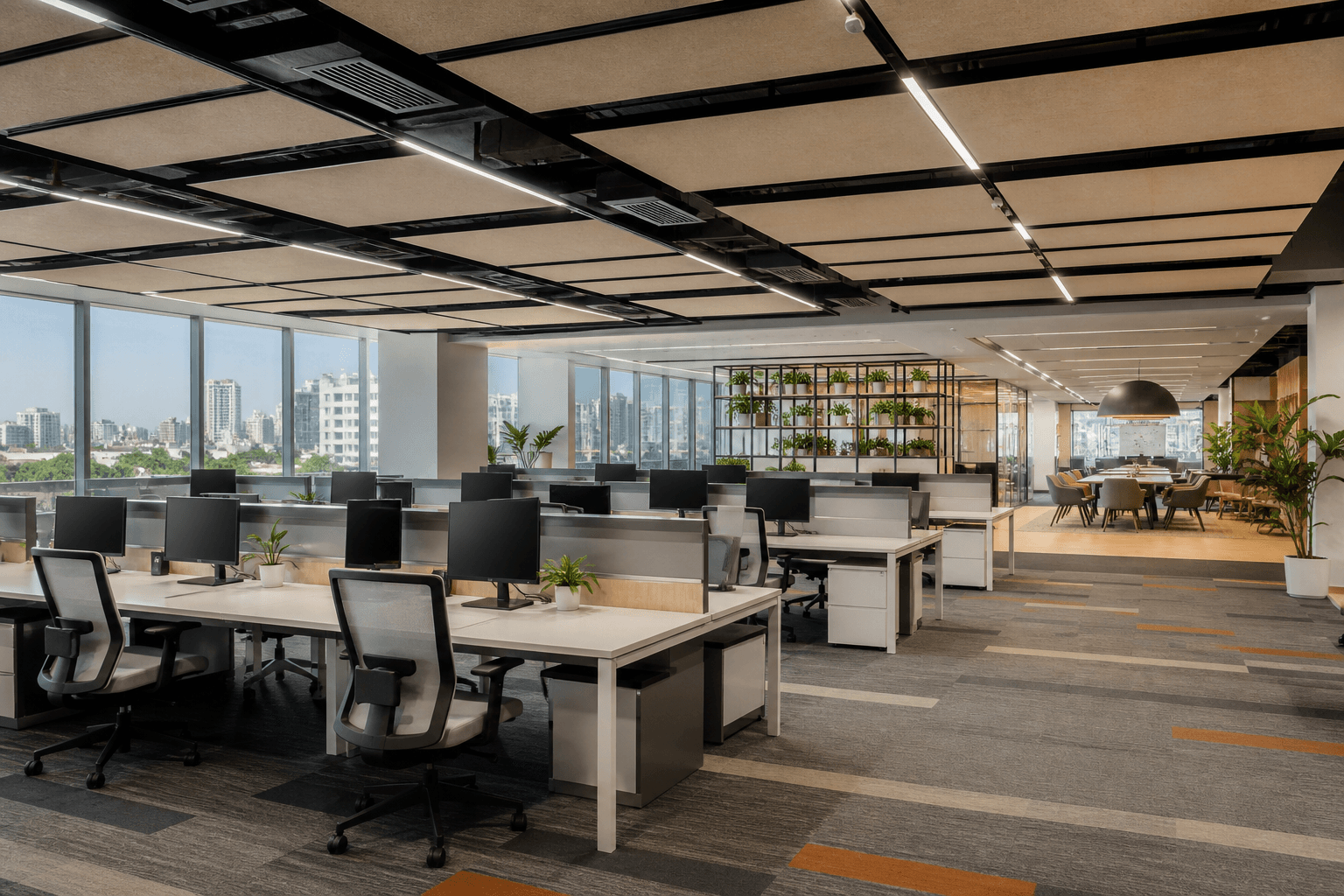 Office workspaces