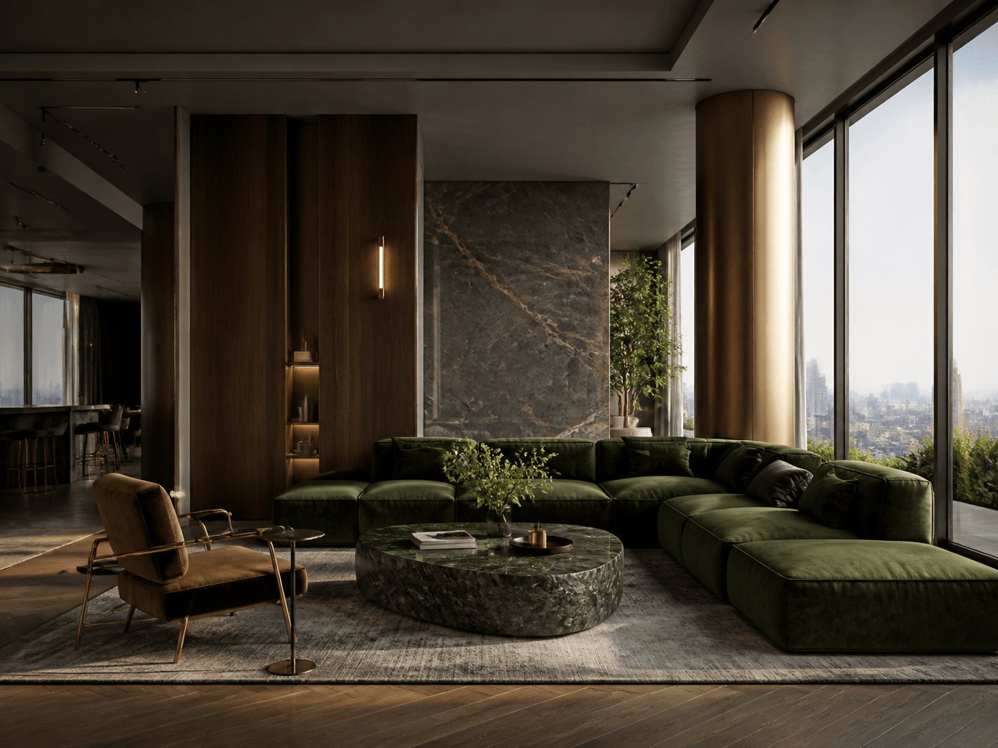 The Aranya Penthouse completed interior project