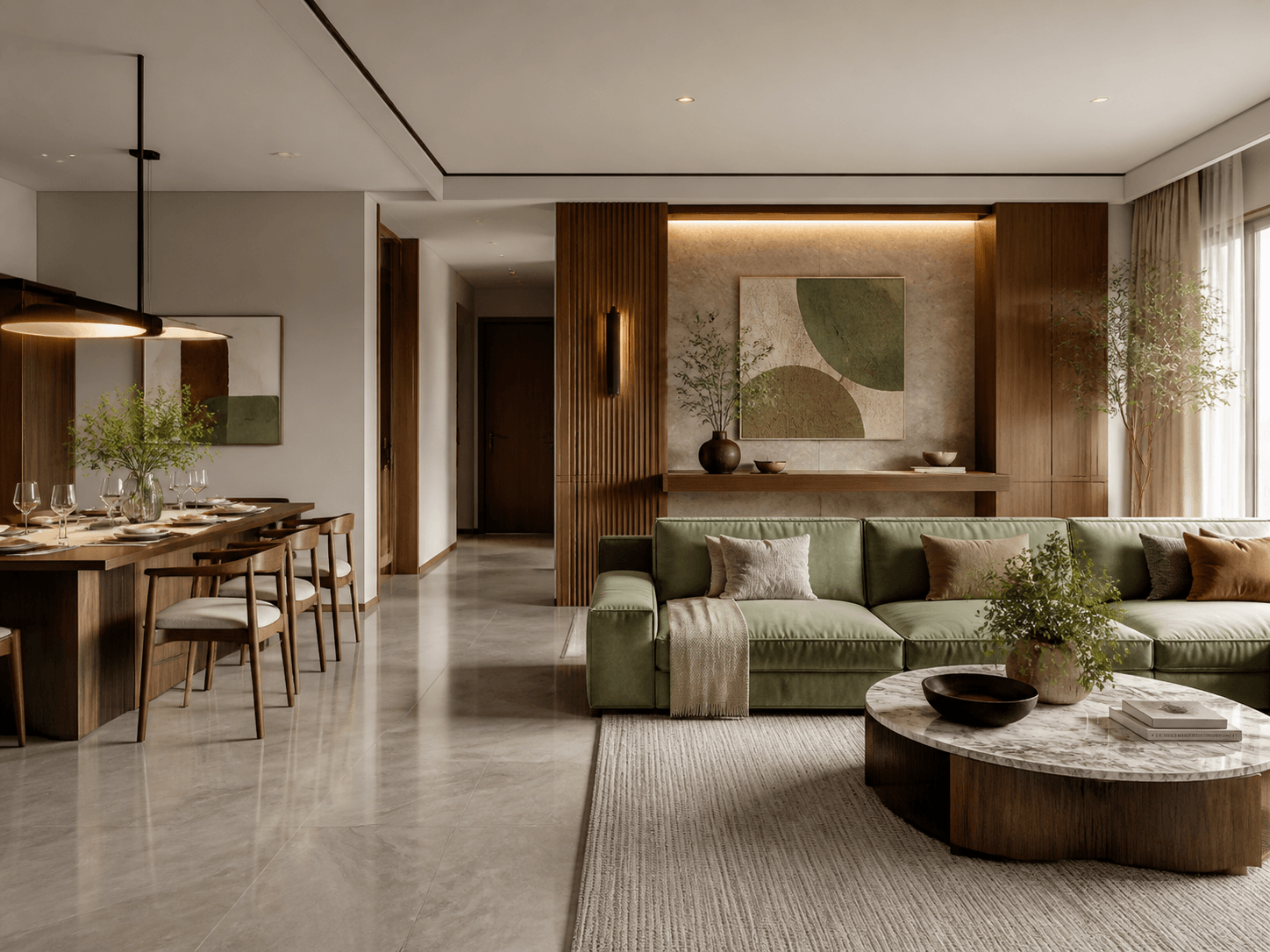 The Sage Courtyard completed interior project