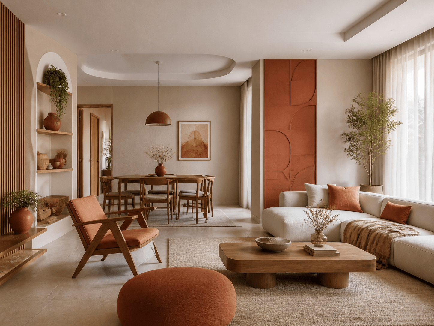 The Terracotta Haven completed interior project