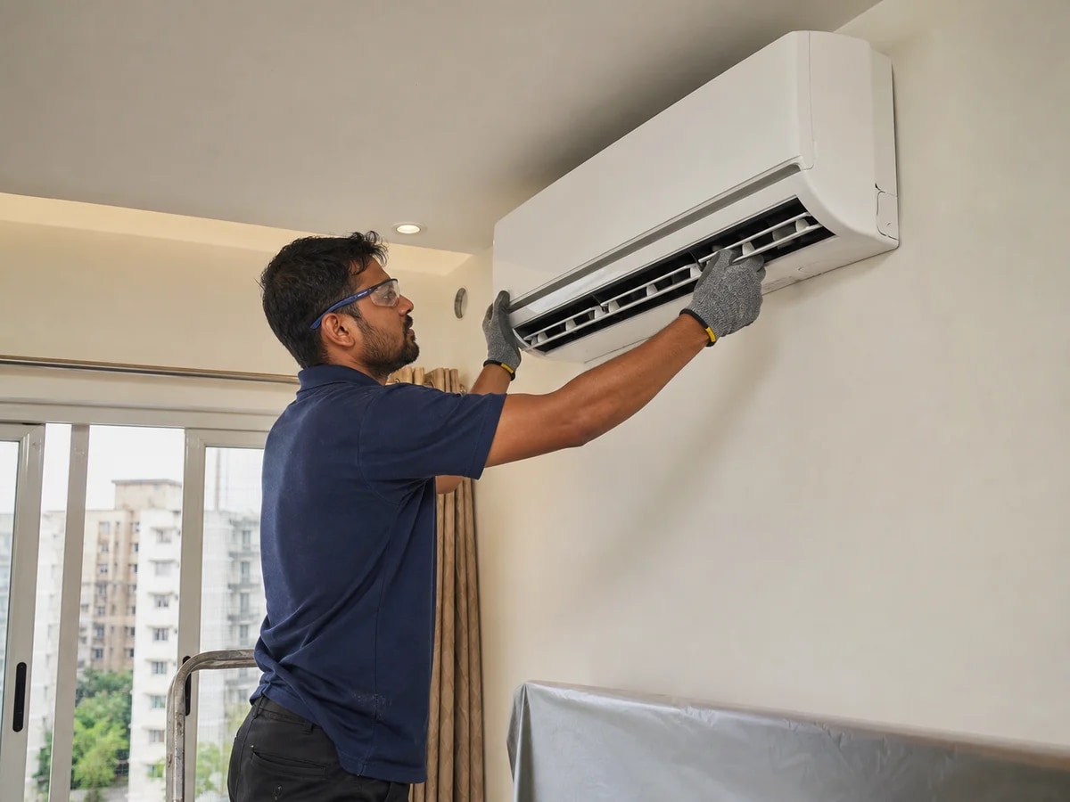 AC Service & Installation service team at work