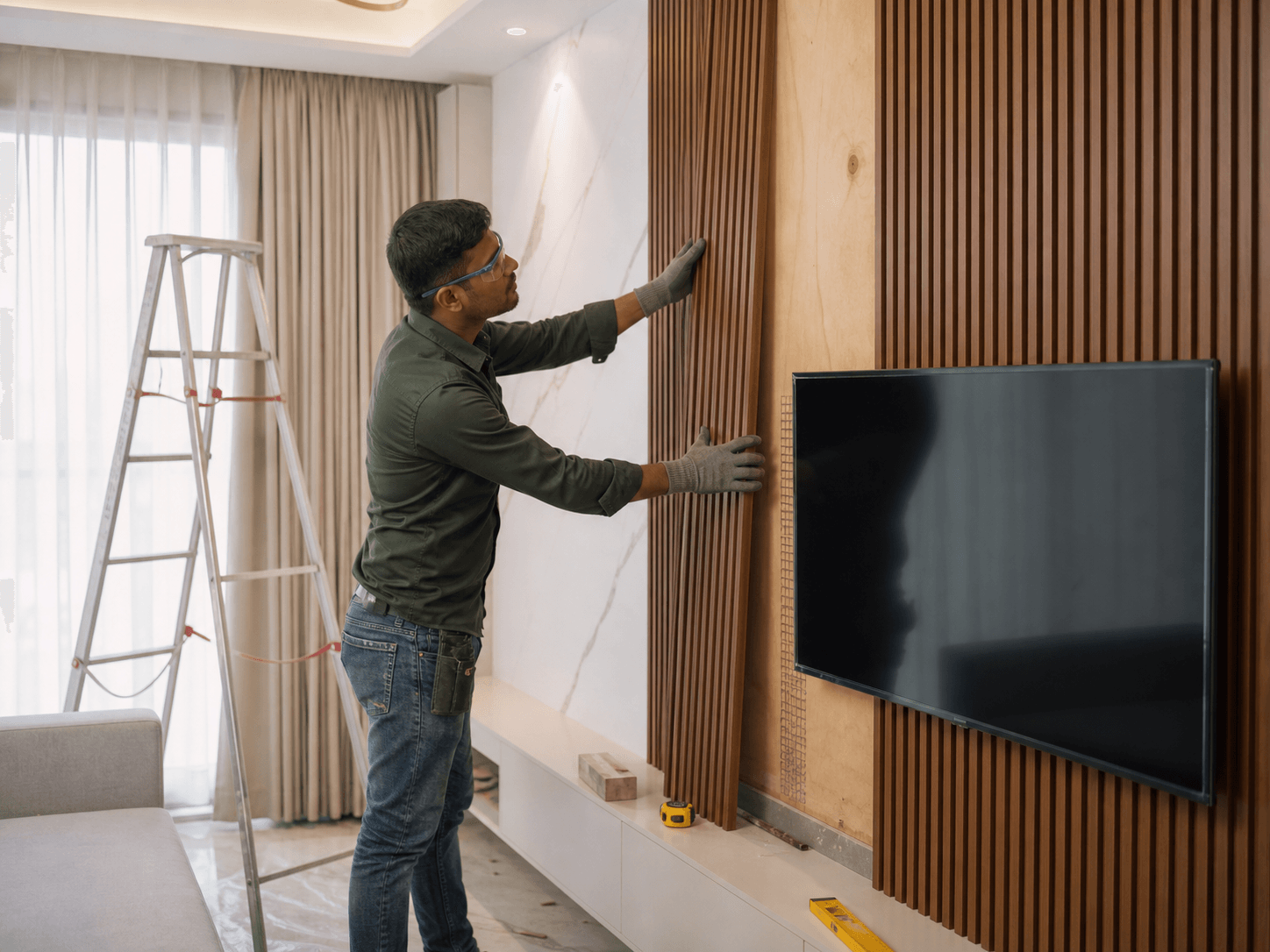 Wall Painting & Feature Walls service team at work