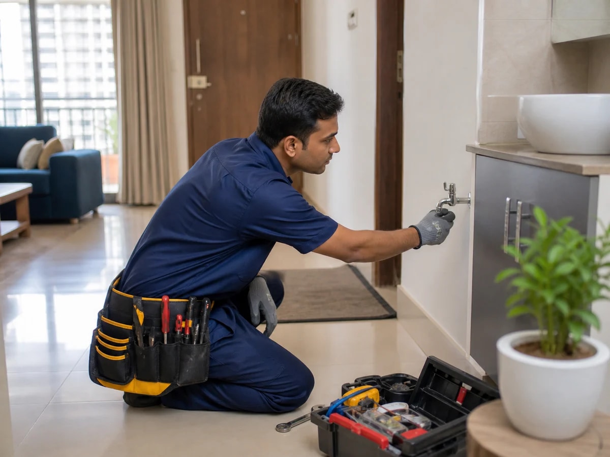 General Maintenance service team at work