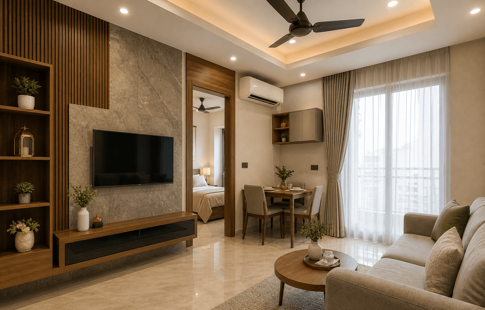 Complete 1 BHK Interior package